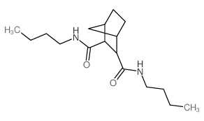 N,N-dibutylnorbornane-2,3-dicarboxamide结构式