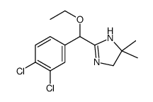 2-(3,4-Dichloro-α-ethoxybenzyl)-5,5-dimethyl-2-imidazoline结构式