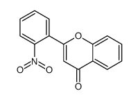 4H-1-Benzopyran-4-one,2-(2-nitrophenyl)-(9CI) structure