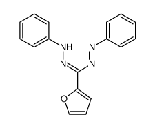 3-[2]Furyl-1,5-diphenyl-formazan Structure