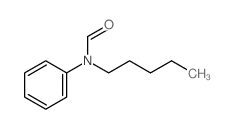 N-pentyl-N-phenyl-formamide structure