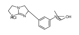 2-methyl-N-[3-(2,3,5,6-tetrahydroimidazo[2,1-b][1,3]thiazol-6-yl)phenyl]propanamide,hydrochloride结构式