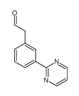 2-(3-pyrimidin-2-ylphenyl)acetaldehyde Structure