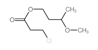 Propanoic acid,3-chloro-, 3-methoxybutyl ester picture