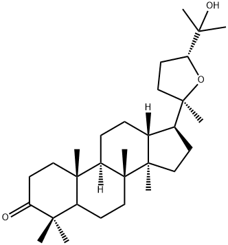(20R,24R)-20,24-Epoxy-25-hydroxy-5α-dammaran-3-one Structure