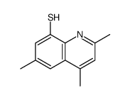 2,4,6-trimethylquinoline-8-thiol Structure