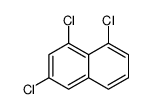 1,3,8-trichloronaphthalene结构式