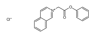 phenyl 2-isoquinolin-2-ium-2-ylacetate,chloride Structure