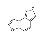 1H-Furo[2,3-g]indazole (9CI) Structure
