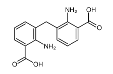 2-amino-3-[(2-amino-3-carboxyphenyl)methyl]benzoic acid结构式