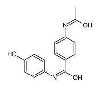 4-acetamido-N-(4-hydroxyphenyl)benzamide结构式