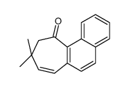 9,10-Dihydro-9,9-dimethyl-11H-cyclohepta[a]naphthalen-11-one结构式
