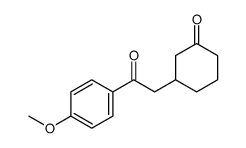 3-[2-(4-methoxyphenyl)-2-oxoethyl]cyclohexan-1-one结构式