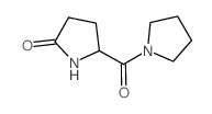 2-Pyrrolidinone,5-(1-pyrrolidinylcarbonyl)- structure
