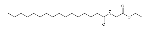 N-palmitoyl-glycine ethyl ester Structure