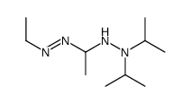 1-[1-[2,2-Bis(1-methylethyl)hydrazino]ethyl]-2-ethyldiazene structure