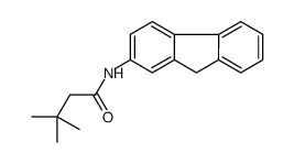 N-(9H-fluoren-2-yl)-3,3-dimethylbutanamide结构式
