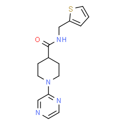 4-Piperidinecarboxamide,1-pyrazinyl-N-(2-thienylmethyl)-(9CI) Structure