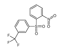 1-nitro-2-[3-(trifluoromethyl)phenyl]sulfonylbenzene Structure