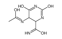 5-acetamido-2,6-dioxo-1,3-diazinane-4-carboxamide结构式