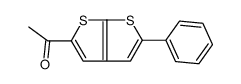 1-(2-phenylthieno[2,3-b]thiophen-5-yl)ethanone Structure