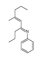 6-methyl-N-phenylnon-5-en-4-imine结构式