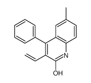 3-ethenyl-6-methyl-4-phenyl-1H-quinolin-2-one结构式