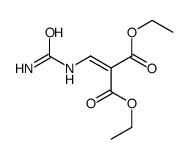 Propanedioic Acid, 2-[[(Aminocarbonyl)Amino]Methylene]-,1,3-Diethyl Ester Structure