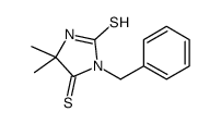 3-benzyl-5,5-dimethylimidazolidine-2,4-dithione结构式