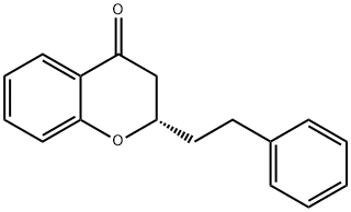 (S)-2-(2-Phenylethyl)chroman-4-one structure