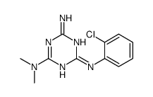 4-N-(2-chlorophenyl)-2-N,2-N-dimethyl-1,3,5-triazine-2,4,6-triamine Structure