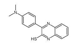 3-[4-(dimethylamino)phenyl]-1H-quinoxaline-2-thione结构式