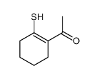 1-(2-sulfanylcyclohexen-1-yl)ethanone Structure