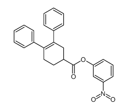 (3-nitrophenyl) 3,4-diphenylcyclohex-3-ene-1-carboxylate Structure