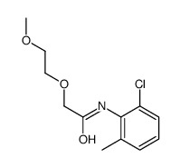 N-(2-chloro-6-methylphenyl)-2-(2-methoxyethoxy)acetamide结构式