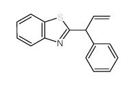 2-(1-phenylprop-2-enyl)benzothiazole Structure