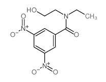 N-ethyl-N-(2-hydroxyethyl)-3,5-dinitro-benzamide picture