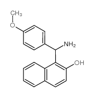 1-[amino-(4-methoxyphenyl)methyl]naphthalen-2-ol结构式