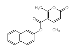 naphthalen-2-yl 2,4-dimethyl-6-oxo-pyran-3-carboxylate picture