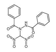 Benzoic acid N'-benzoyl-N'-dinitromethyl-hydrazide结构式