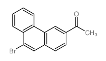 Ethanone,1-(9-bromo-3-phenanthrenyl)- Structure