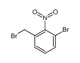 1-bromo-3-(bromomethyl)-2-nitrobenzene结构式