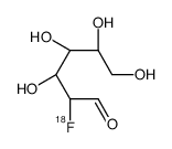 18F Fluorodeoxyglucose结构式
