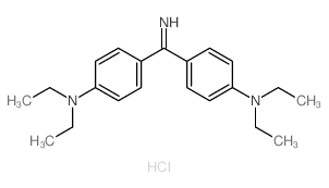 Benzenamine,4,4'-carbonimidoylbis[N,N-diethyl-, hydrochloride (1:1)结构式