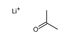 lithium,propan-2-one Structure