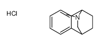 2-Methyl-5,6-benzo-2-azabicyclo(2.2.2)octane hydrochloride结构式