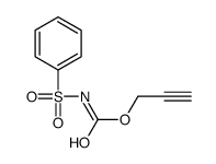 prop-2-ynyl N-(benzenesulfonyl)carbamate结构式