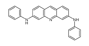 3-N,6-N-diphenylacridine-3,6-diamine结构式