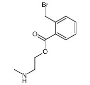 2-(methylamino)ethyl 2-(bromomethyl)benzoate Structure