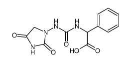 [3-(2,4-dioxo-imidazolidin-1-yl)-ureido]-phenyl-acetic acid结构式